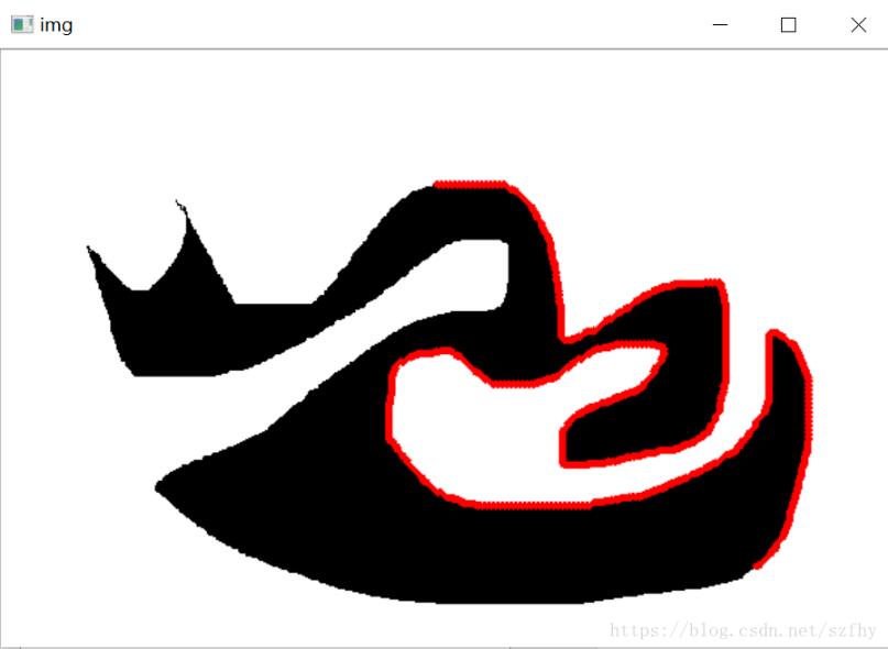 python實現圖像外邊界跟蹤操作