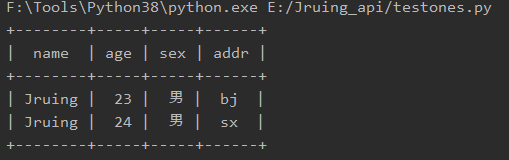 Python第三方包PrettyTable安裝及用法解析