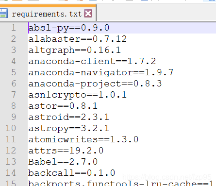 如何導(dǎo)出python安裝的所有模塊名稱和版本號到文件中