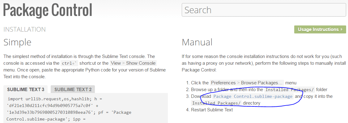 如何在sublime編輯器中安裝python