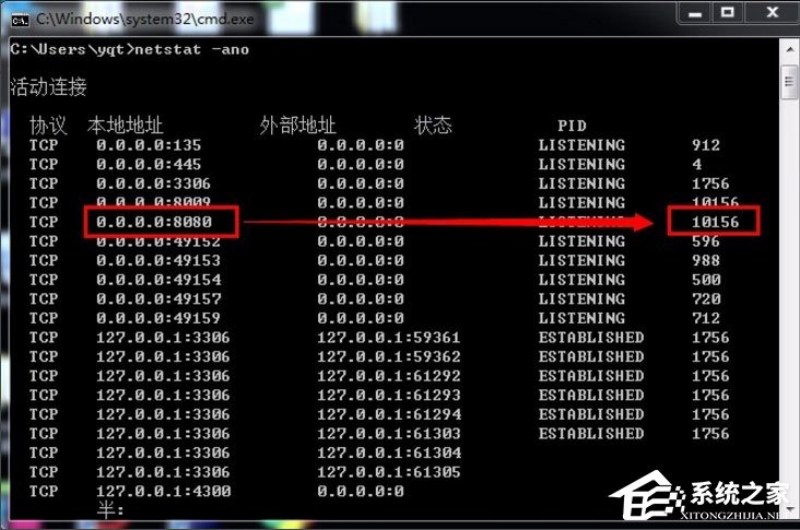 Win7系統8080端口被占用怎么解決?