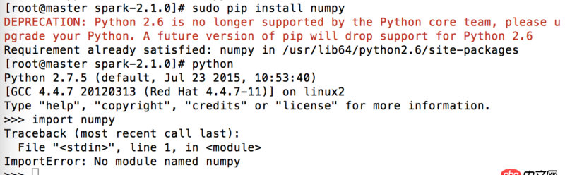 python - 用pip安裝numpy顯示satisfied，在2.6的sitepackage里，如何給2.7單獨安裝？