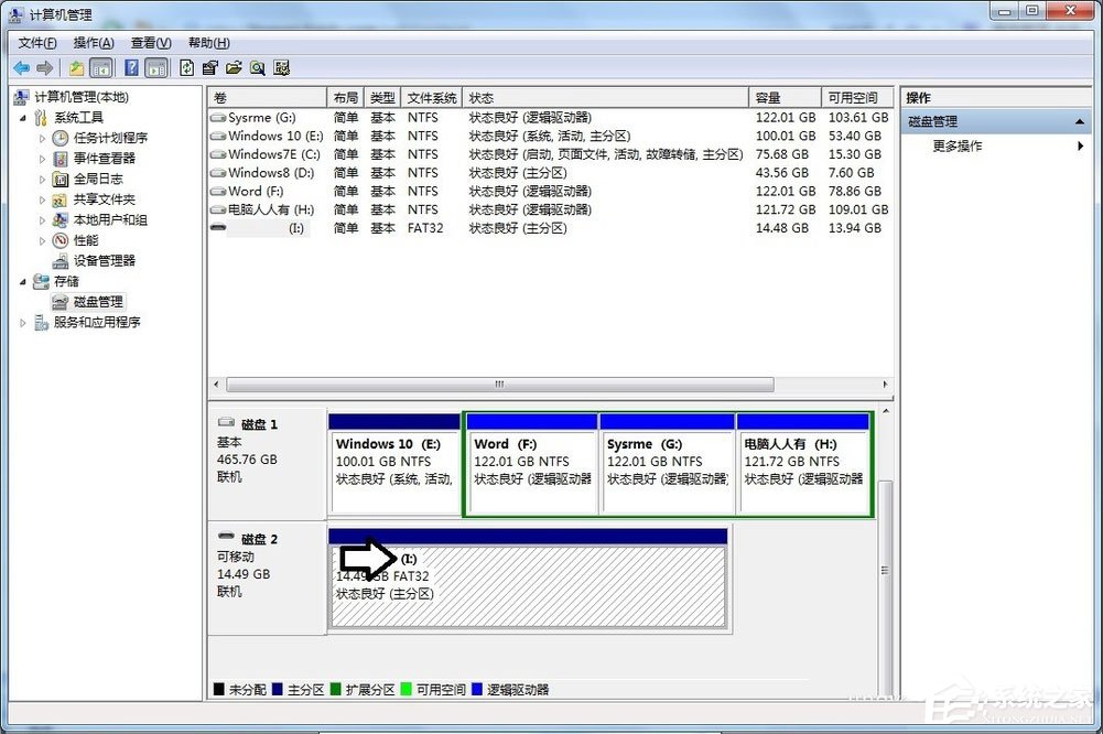 Win7不顯示移動硬盤怎么辦？