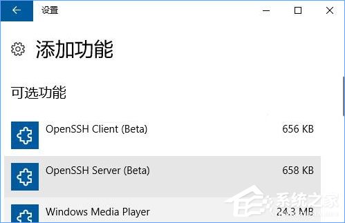 Win10內置的OpenSSH怎么安裝？