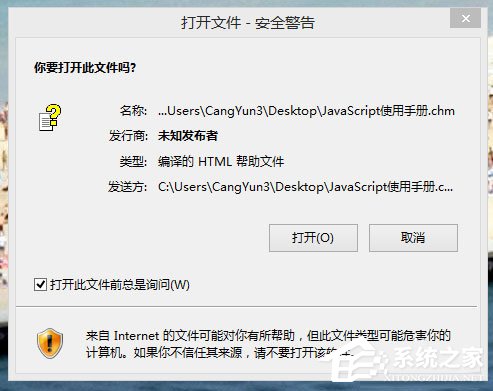 Win8系統chm文件打不開怎么辦?