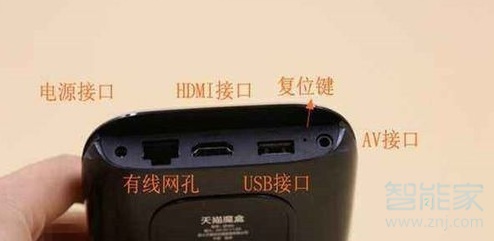 天貓魔盒復位鍵在哪里