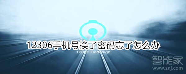 12306手機號換了密碼忘了怎么辦