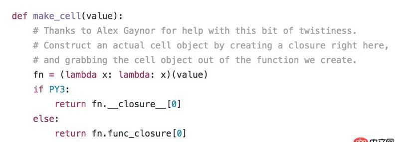python - (lambda x: lambda: x) 的目的是啥？
