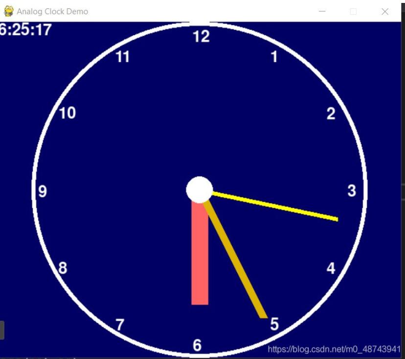 Python使用Pygame實現時鐘效果