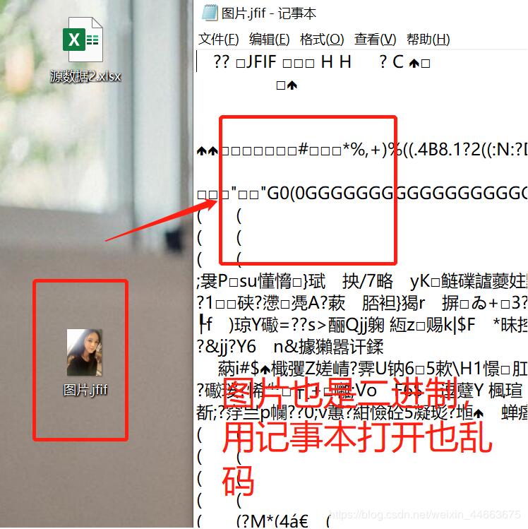 python 讀取二進制 顯示圖片案例