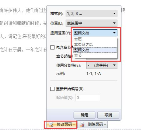 wps2007如何插入頁碼？wps2007插入頁碼圖文介紹