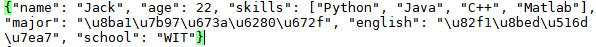 Python json讀寫方式和字典相互轉化