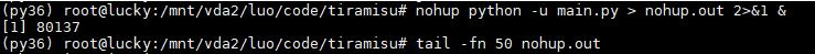 python nohup 實現遠程運行不宕機操作