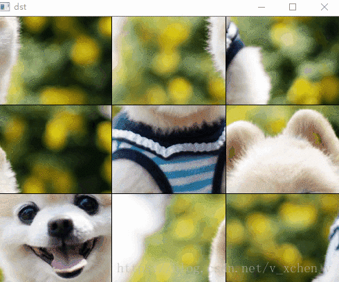 OpenCV Python實現拼圖小游戲
