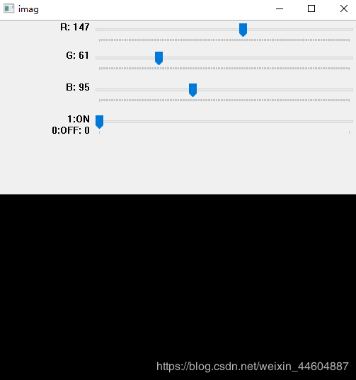 Python Opencv 通過(guò)軌跡(跟蹤)欄實(shí)現(xiàn)更改整張圖像的背景顏色