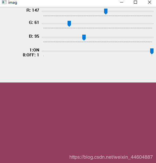 Python Opencv 通過(guò)軌跡(跟蹤)欄實(shí)現(xiàn)更改整張圖像的背景顏色