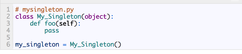 Python單例模式的四種創建方式實例解析
