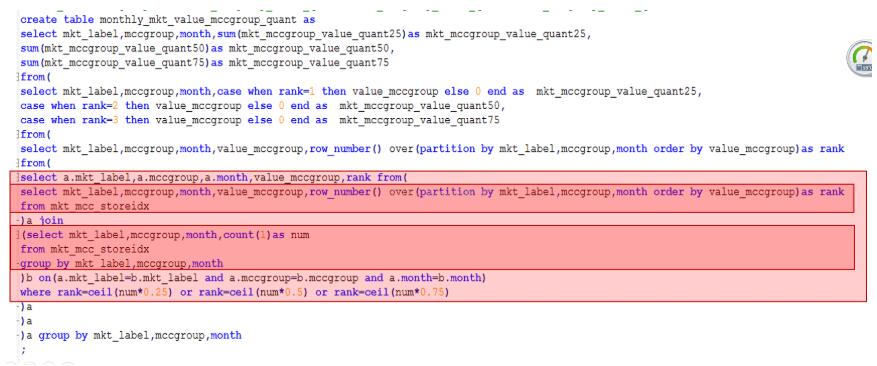 python多維數(shù)組分位數(shù)的求取方式