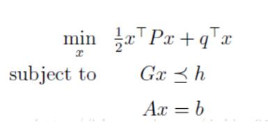 使用python求解二次規劃的問題