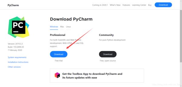 Python解釋器及PyCharm工具安裝過程