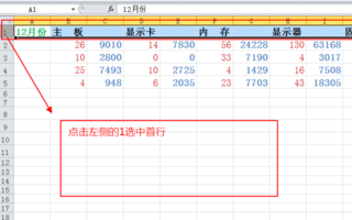 如何固定excel首行？excel首行鎖定方法詳解