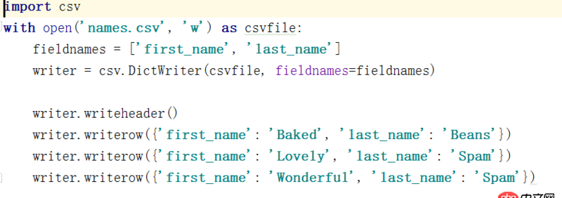 Python3的CSV模塊怎樣可以把數(shù)據(jù)存儲(chǔ)到WPS中