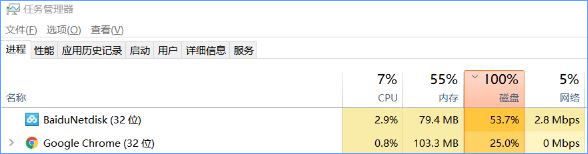 Win10系統下baidunetdisk進程占用磁盤100%怎么解決？