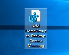 Win10桌面右鍵菜單如何添加家庭組？
