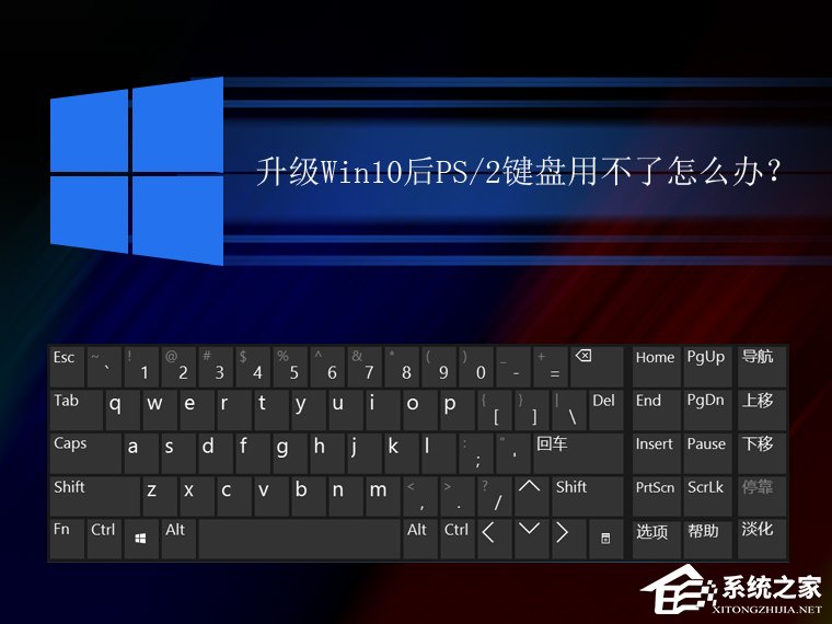 升級Win10后PS/2鍵盤用不了怎么辦？