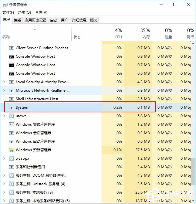 Win10系統(tǒng)System進程占用CPU過高怎么處理？