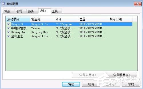 Windows7系統(tǒng)啟動(dòng)項(xiàng)里沒有ctfmon.exe怎么辦?