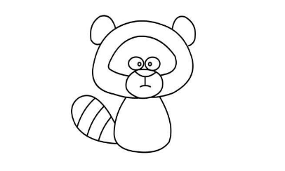 qq畫圖紅包浣熊怎么畫?QQ紅包浣熊畫法分享