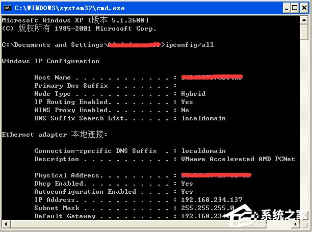 WinXP系統(tǒng)下ipconfig命令怎么用？