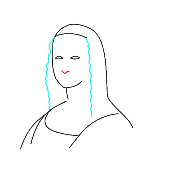 qq畫圖紅包蒙娜麗莎怎么畫?QQ紅包蒙娜麗莎畫法分享