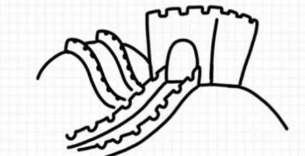 qq畫圖紅包長城怎么畫?QQ畫圖紅包長城畫法分享