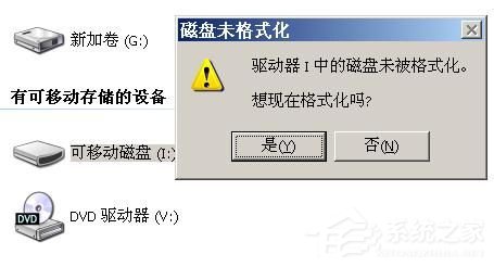 如何解決WinXP系統(tǒng)U盤未被格式化的問題？
