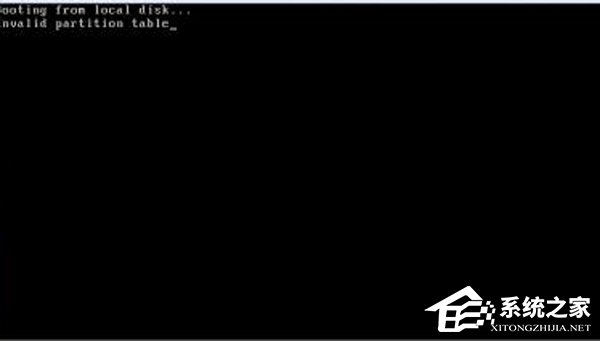 如何解決Win8電腦開(kāi)機(jī)提示Invalid partition table的問(wèn)題？