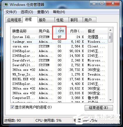 Win7系統CPU使用率100怎么辦？