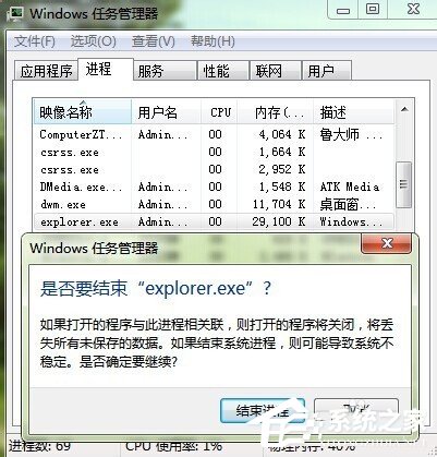 如何解決Win7開機后桌面什么都沒有的問題？