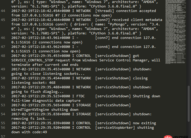 python - mongoDB無(wú)法正常啟動(dòng)