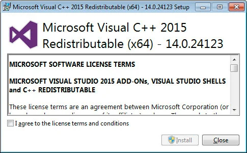 Win10電腦運(yùn)行程序缺少M(fèi)icrosoft Visual C++ 2015 Runtime怎么辦?