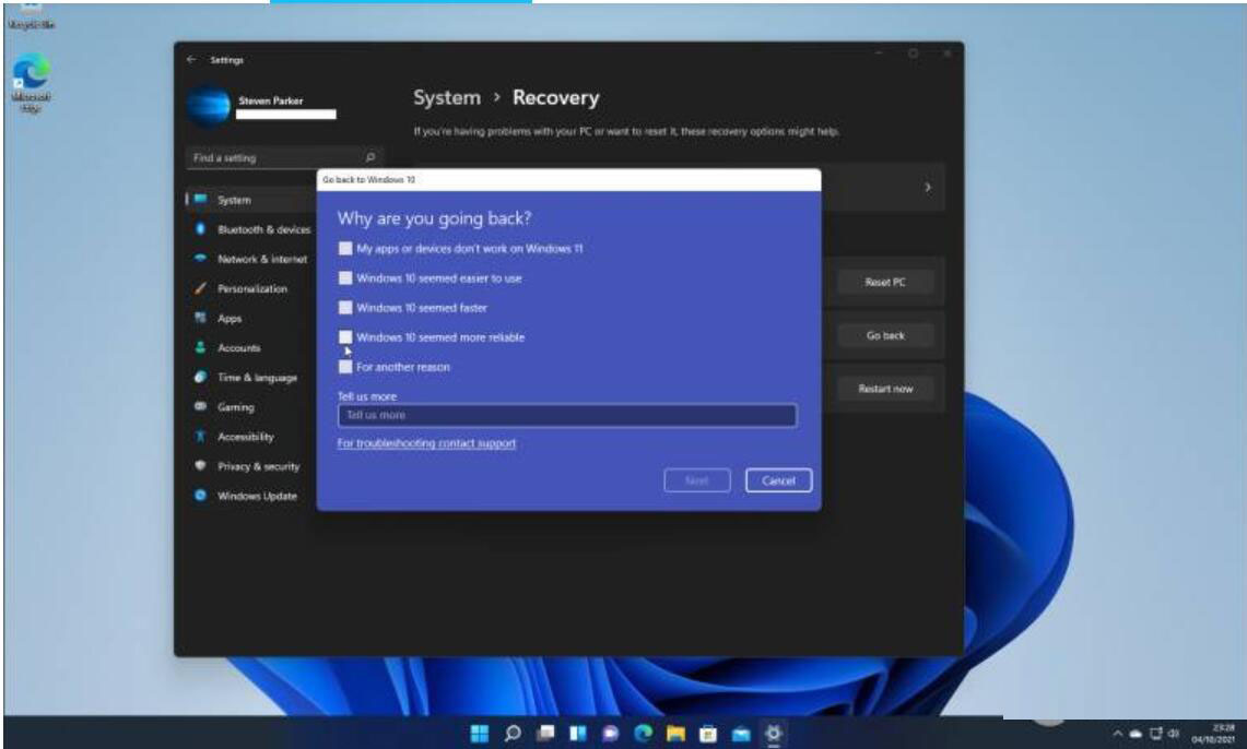 Win11怎么退回Win10 會清除數(shù)據(jù)嗎