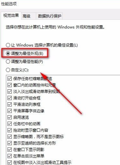 Win10 21H2如何將性能調(diào)整為最佳外觀？