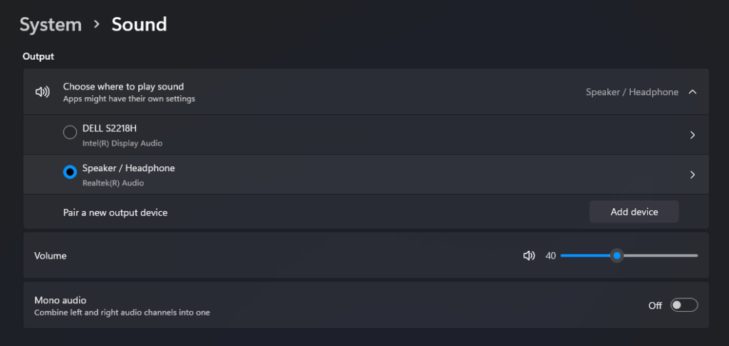 如何更改Win11上的默認音頻輸出?默認音頻輸出設置方法