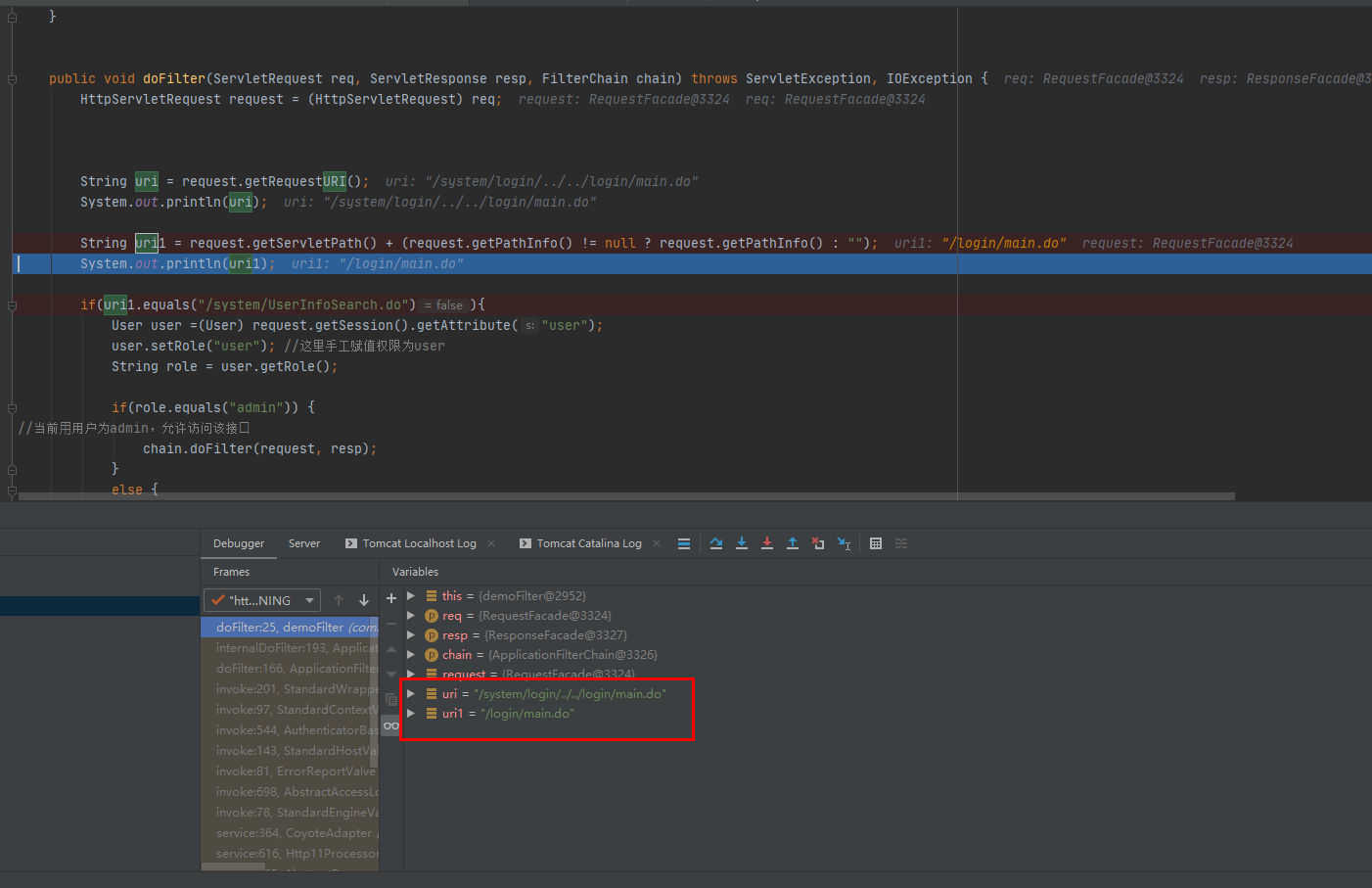 Java安全之Filter權限繞過的實現