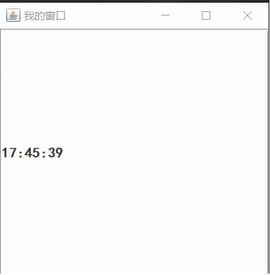 Java線(xiàn)程實(shí)現(xiàn)時(shí)間動(dòng)態(tài)顯示