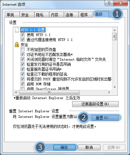 win7IE出現問題一打開就自動關閉了怎么回事？解決方法說明