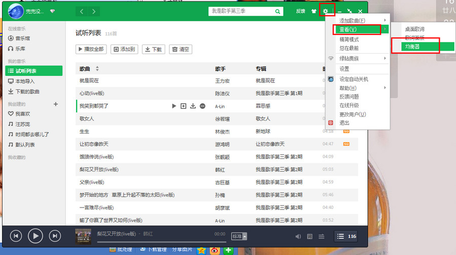qq音樂參數怎么設置_qq音樂參數設置心得分享