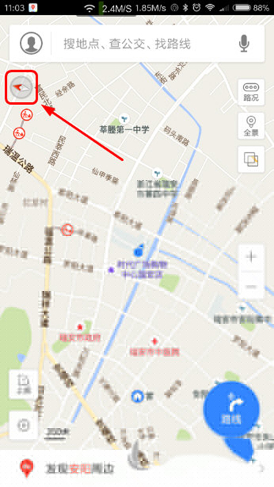 百度地圖如何設置地圖方向?設置地圖方向說明