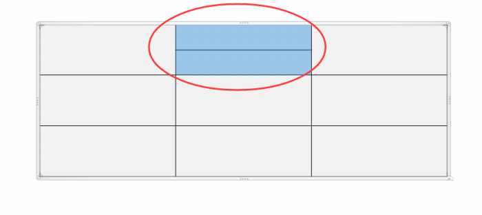 PPT中表格內(nèi)單元格拆分以及合并具體操作步驟